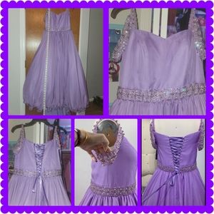 Custom pageant gown BNWT made by Shirley Xu size 14/16